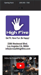 Mobile Screenshot of crossfithighfive.com